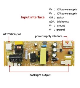 CA-1209 LED strip backlight constant current LCD TV display power supply board   